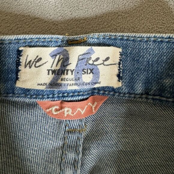 We The Free high rise jeans size 26 curvy free people - Picture 3 of 15
